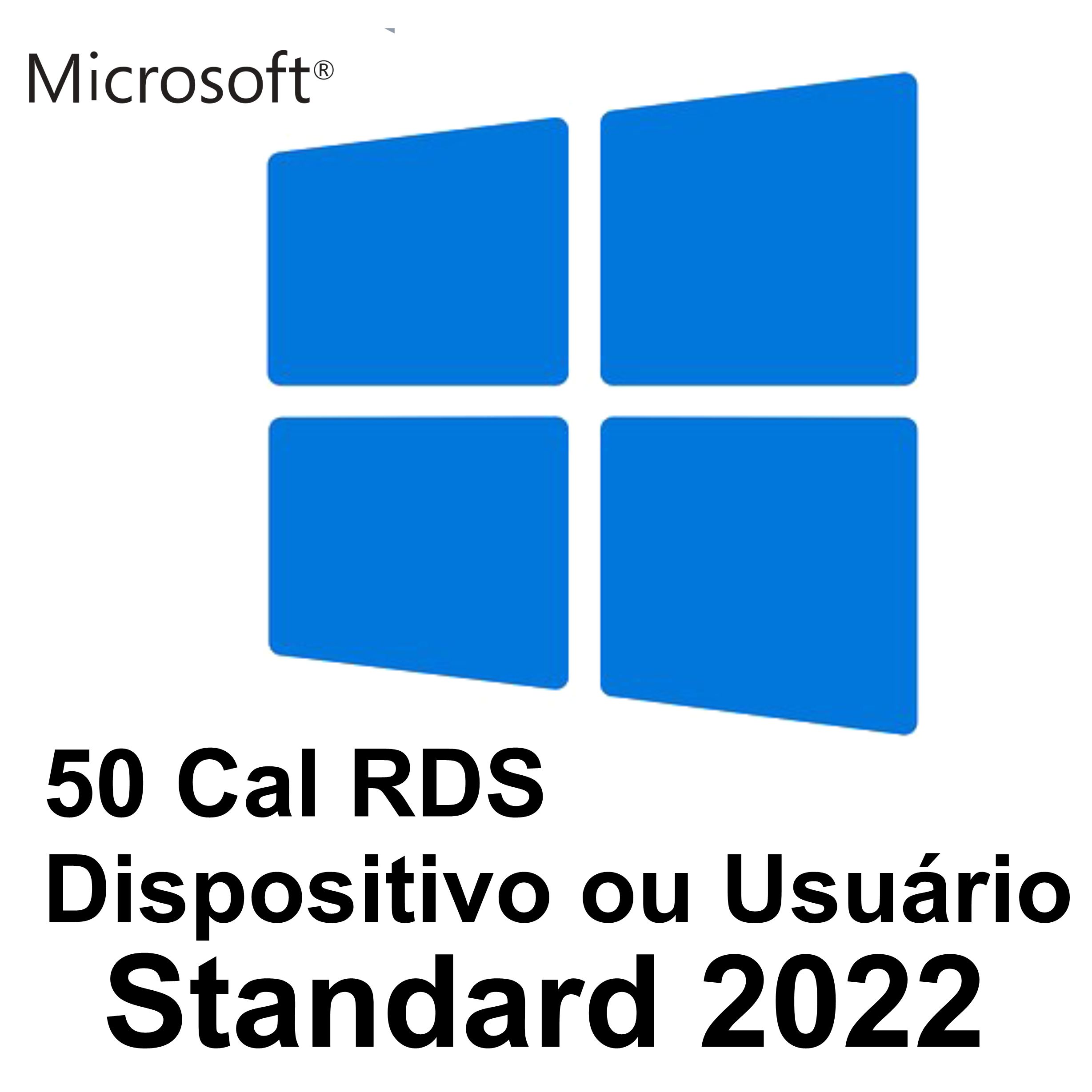 50 Cal RDS Usuário ou Dispositivo Windows Server Standard 2022