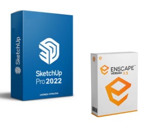 Sketchup Pro 2022 + Enscape 3.5 Permanente Para Windows